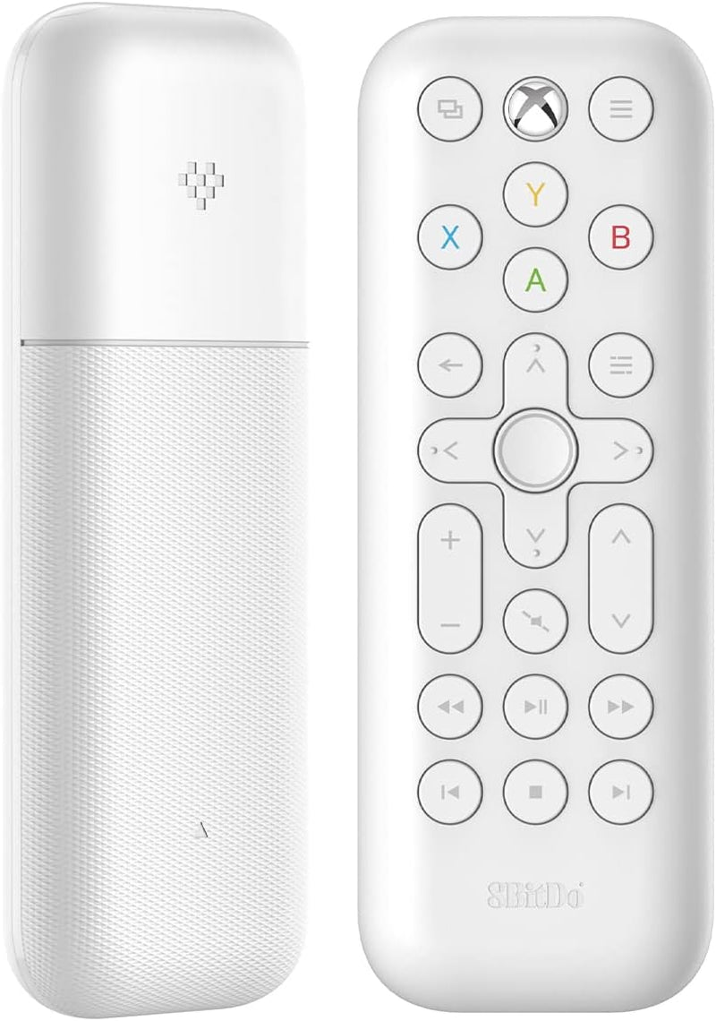 8Bitdo Media Remote for Xbox One, Series X and S (White, Short Edition)
