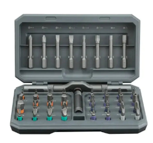 42-in-1 Multi-Purpose Ratchet Screwdriver Set, S2 Alloy Steel, with Case Berkshaw