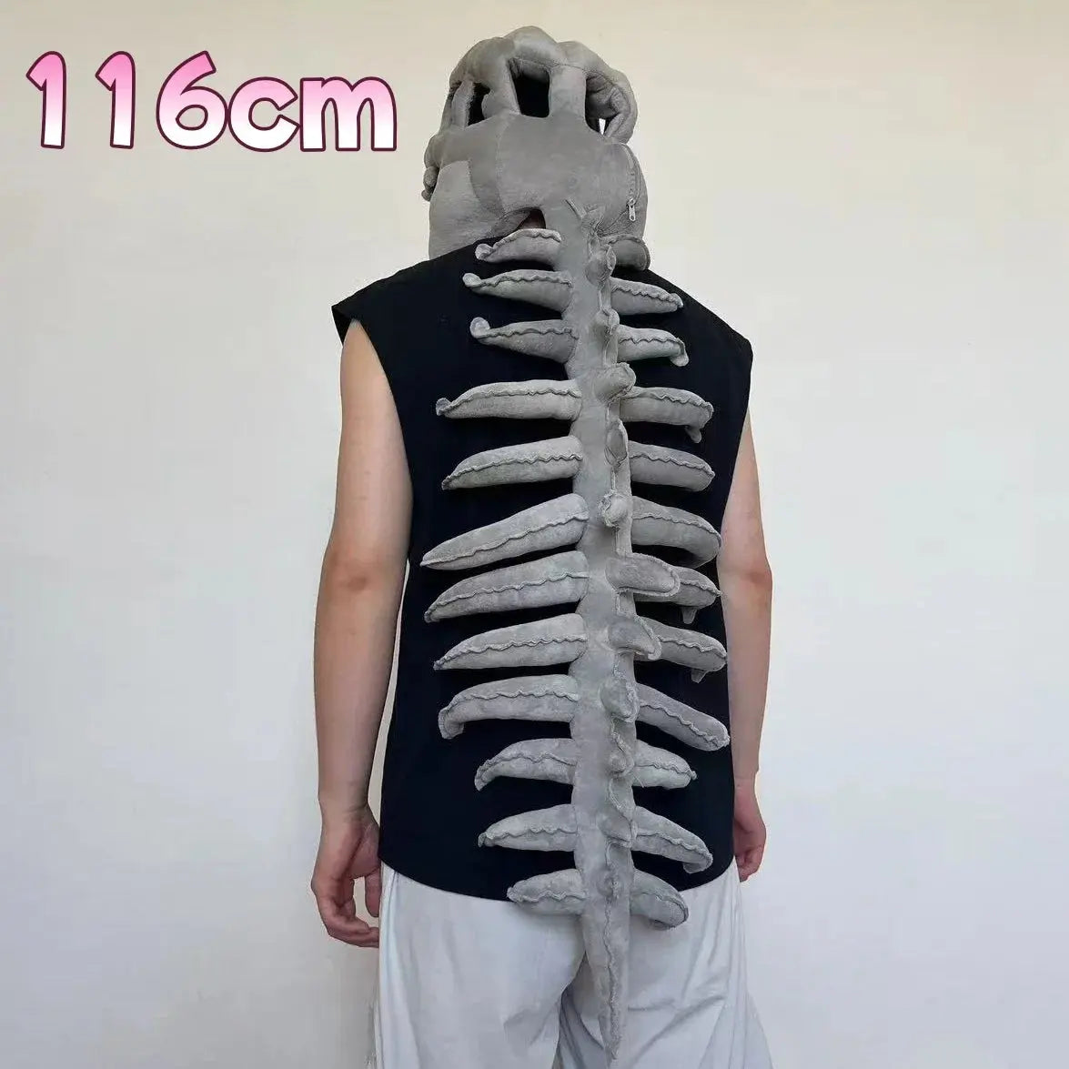 DinoRoar™ Plush Headgear: Cozy Skeleton Fun 🦖 Eva Moon Store