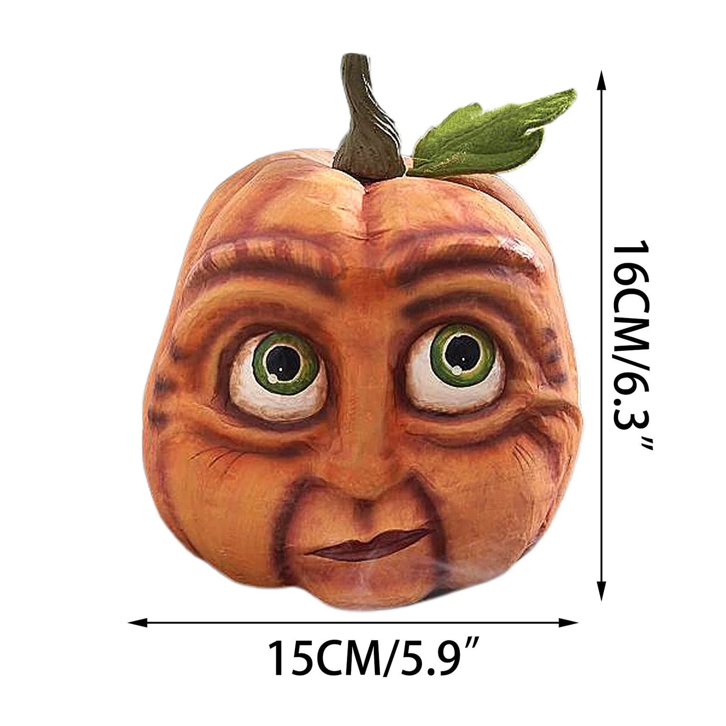 Expressive Pumpkins Fall Decor Funny Face Pumpkins Halloween Pumpkin Decorations Fall Pumpkins Statue Thanksgiving Halloween Decor Home Table Top Decor