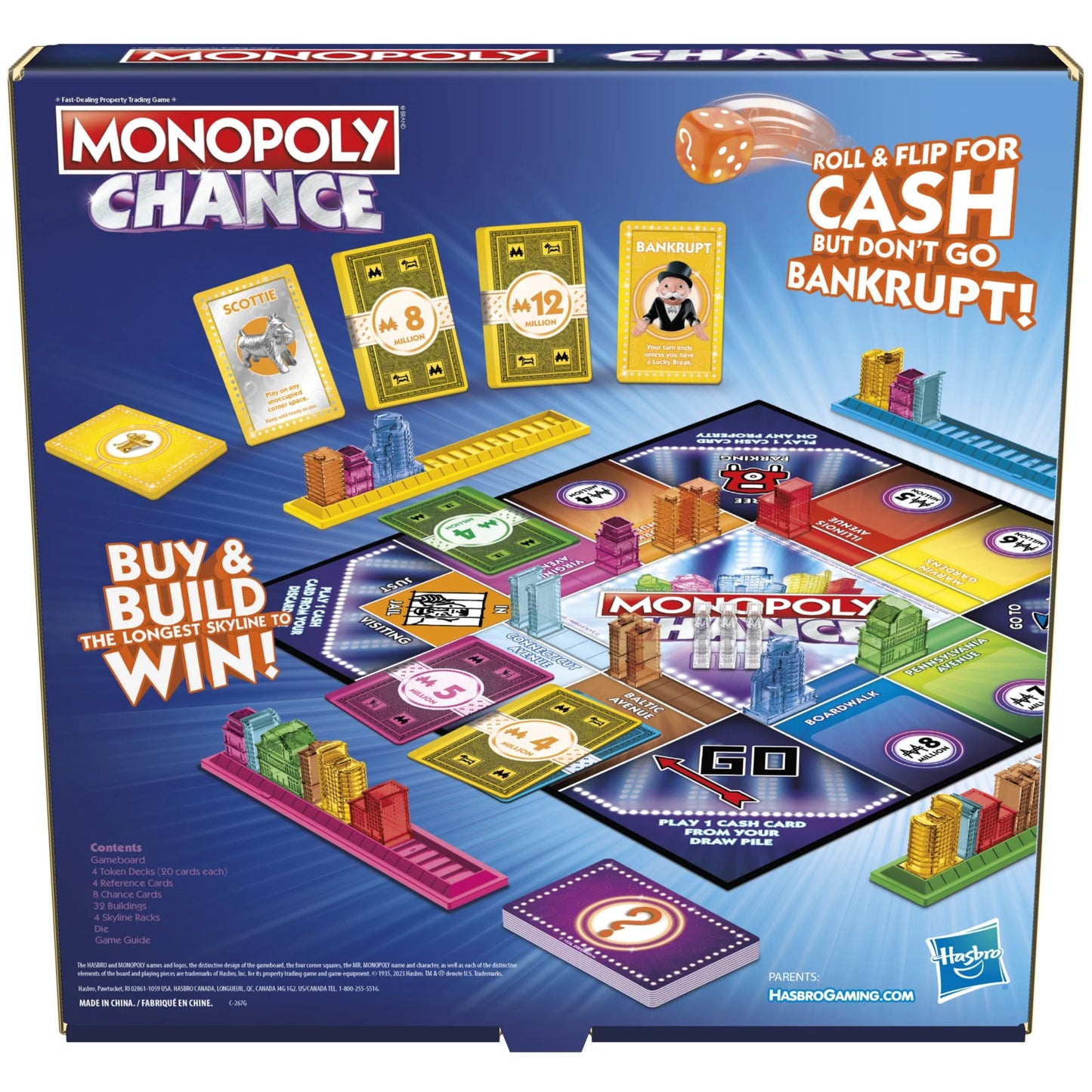 Chance Board Game, Fast-Paced Game, 20 Min. Average, Ages 8+