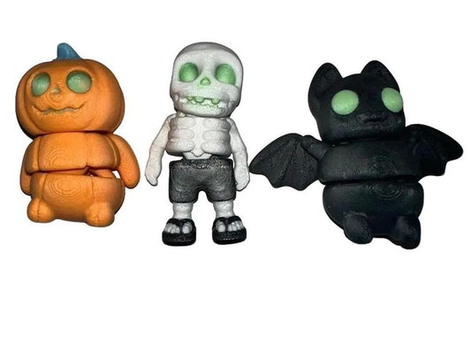 3D Printed Bundle, Halloween Decor, Halloween Bundle, 3D Pals, Spooky Pack, Ornaments, Decoration, Glowing Pals Gift