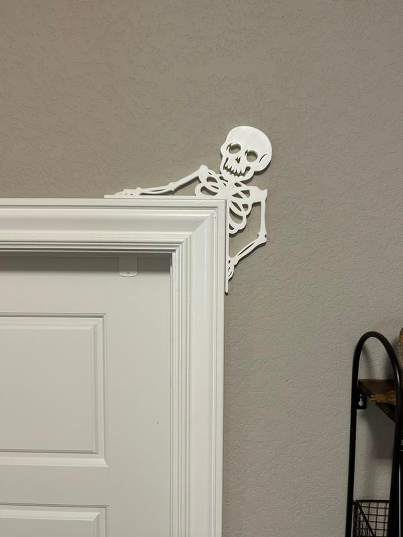Halloween Decor, Skeleton Door Topper, Halloween Decoration