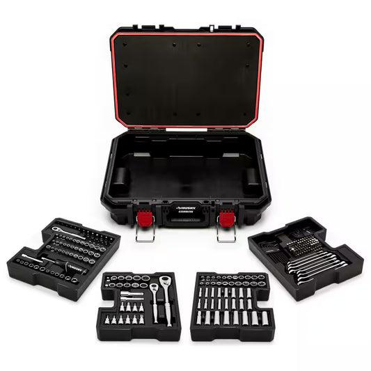 1/4 In., 3/8 In., and 1/2 In. Drive Mechanics Tool Set with Build-Out Tool Case (270-Piece)