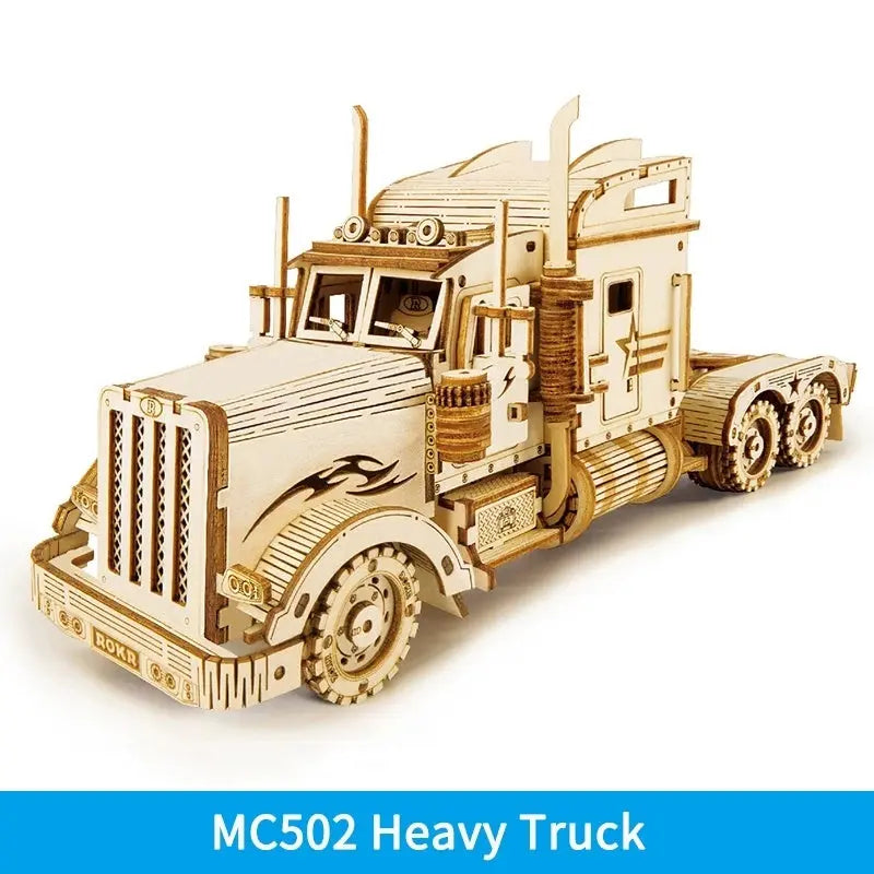 Robotime ROKR Train Model 3D Wooden Puzzle Toy Assembly Locomotive Model Building Kits for Children Kids Birthday Christmas Gift New Fashion Home Store