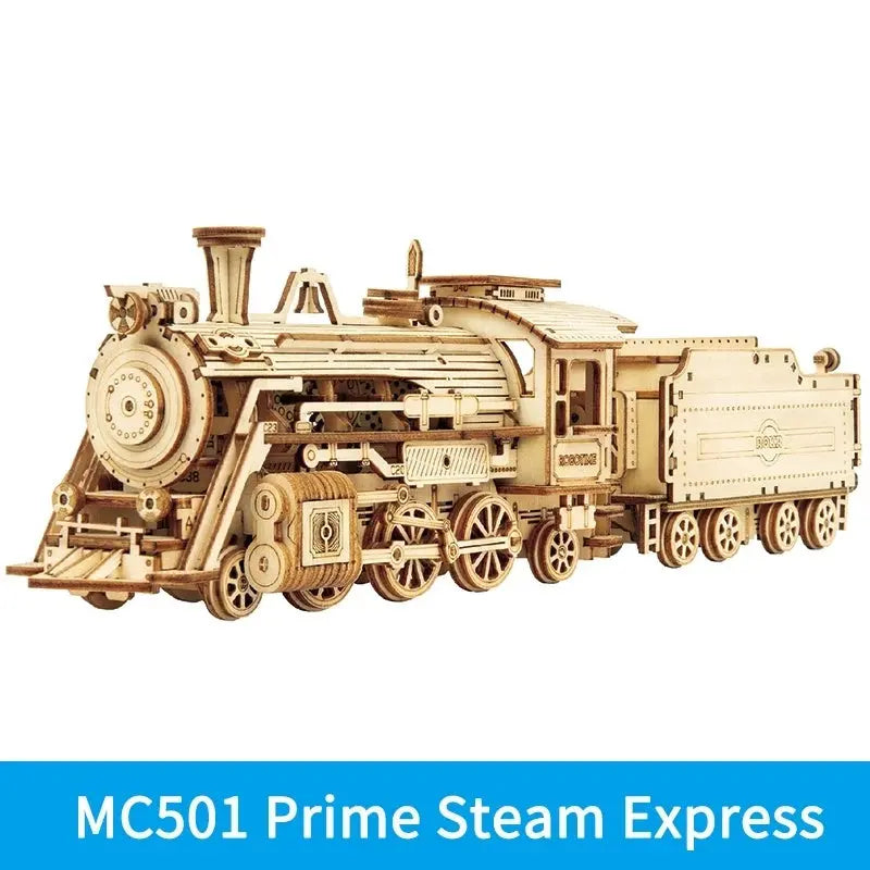 Robotime ROKR Train Model 3D Wooden Puzzle Toy Assembly New Fashion Home Store