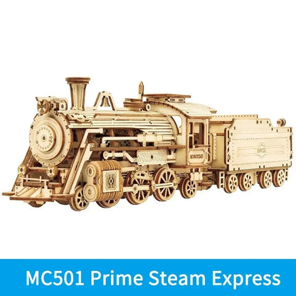 Robotime ROKR Train Model 3D Wooden Puzzle Toy Assembly New Fashion Home Store