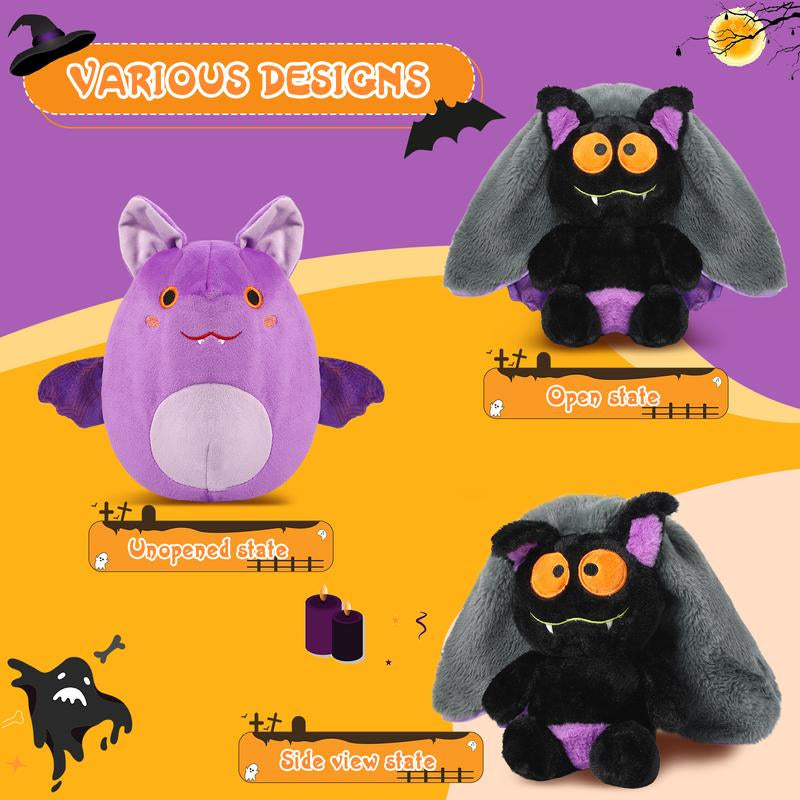 Halloween Pumpkin and Bat Stuffed Toys, Halloween Gift Decorations, My First Halloween Pumpkin Toys