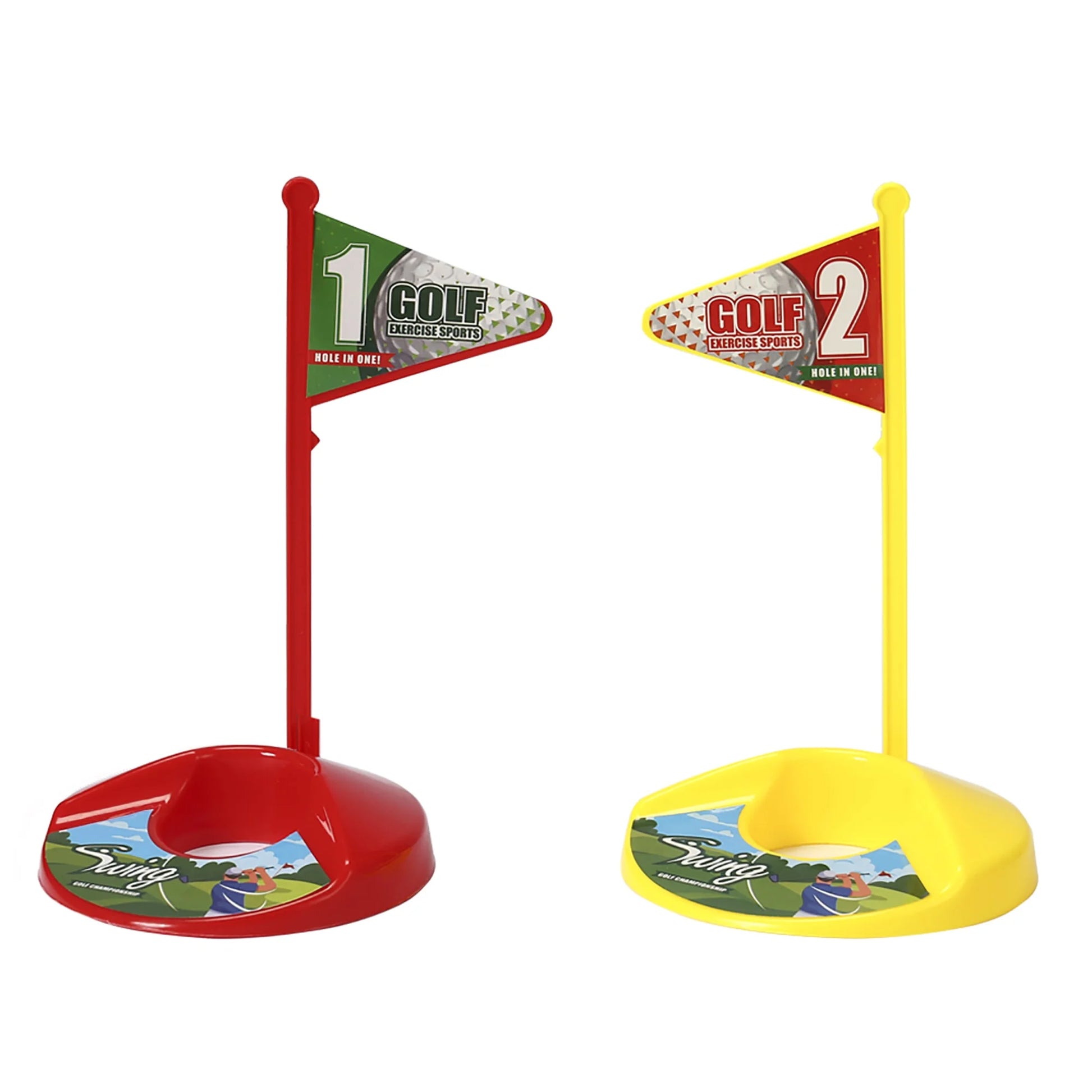 Golf Game Chipping Mat and Accessories, Training and Practice Golf Travel Set for Kids and Adults, Indoor and Outdoor Hitting Mat and Golf Clubs with Sticky Balls for Kids 3+