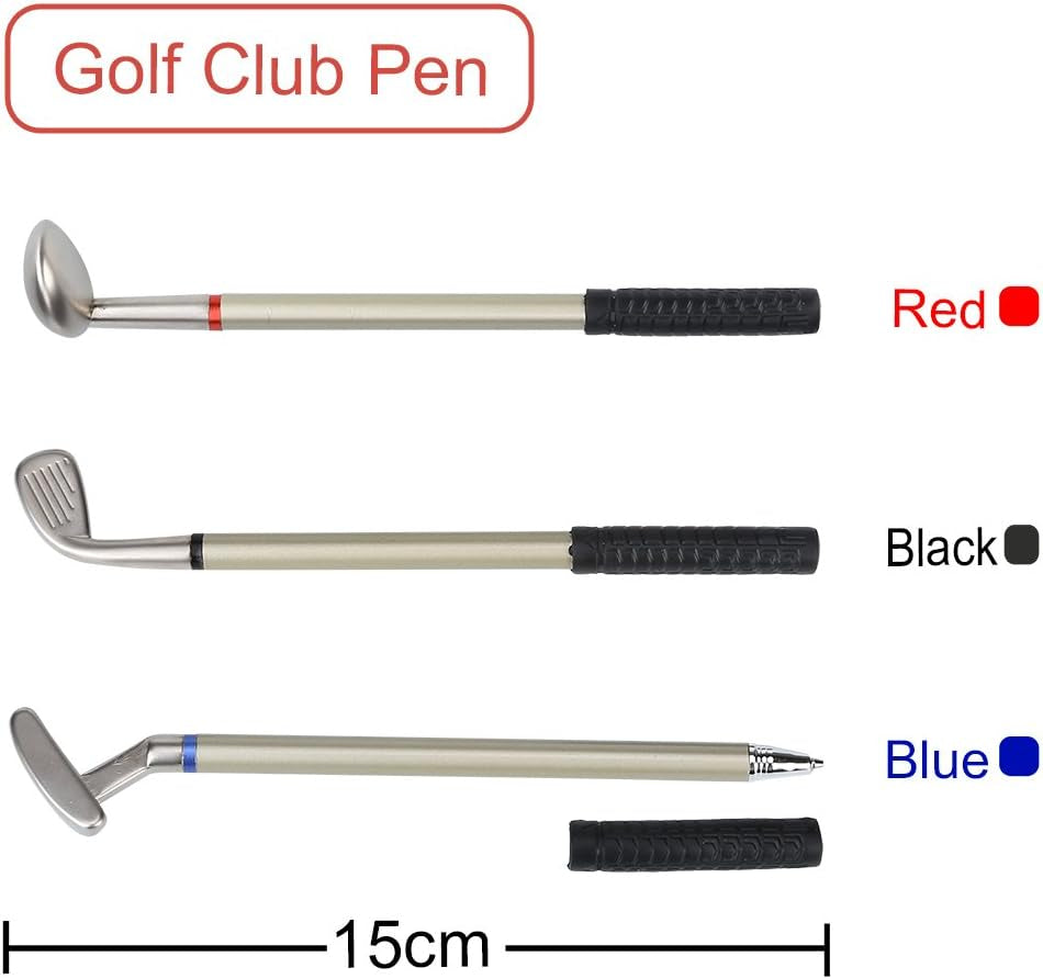 Golf Gifts for Men Golf Pen Holder Stocking Stuffers for Golfers Funny Gifts Unique Office Supplies Desk Decor, Gift for Birthday Christmas Golf Tournament for Boss Dad Husband Golf Lovers