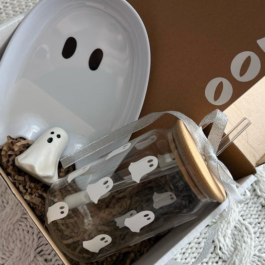 Halloween Ghost Themed Gift Box, Halloween Gift Box Arrangement