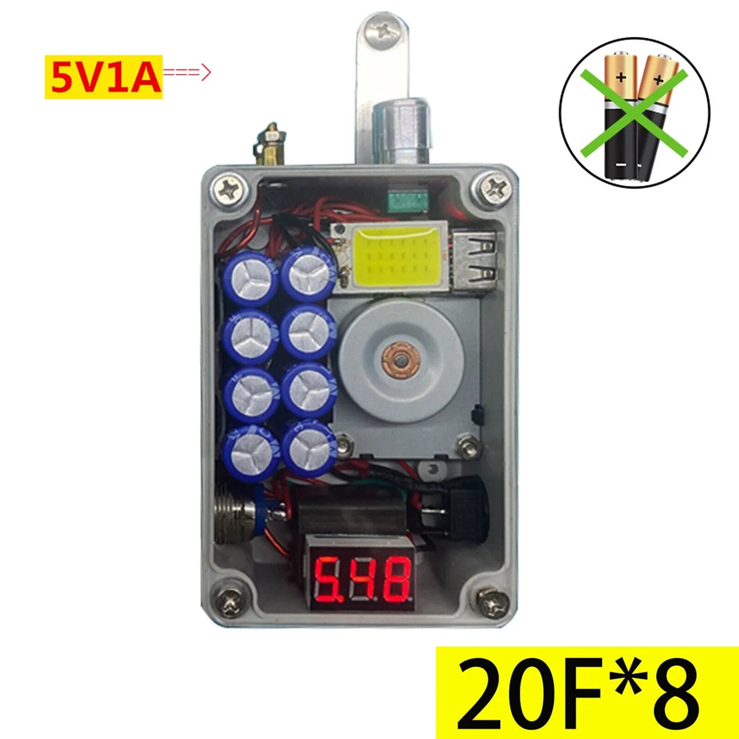 Portable Manual Crank Outdoor Light