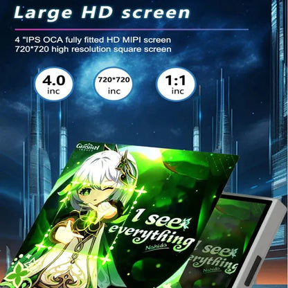 R36 Max Console 4inch IPS Screen Open Source Console Retro Pocket Video Player 64G/128G Up to 22000+ Games Handheld Game Players Berkshaw