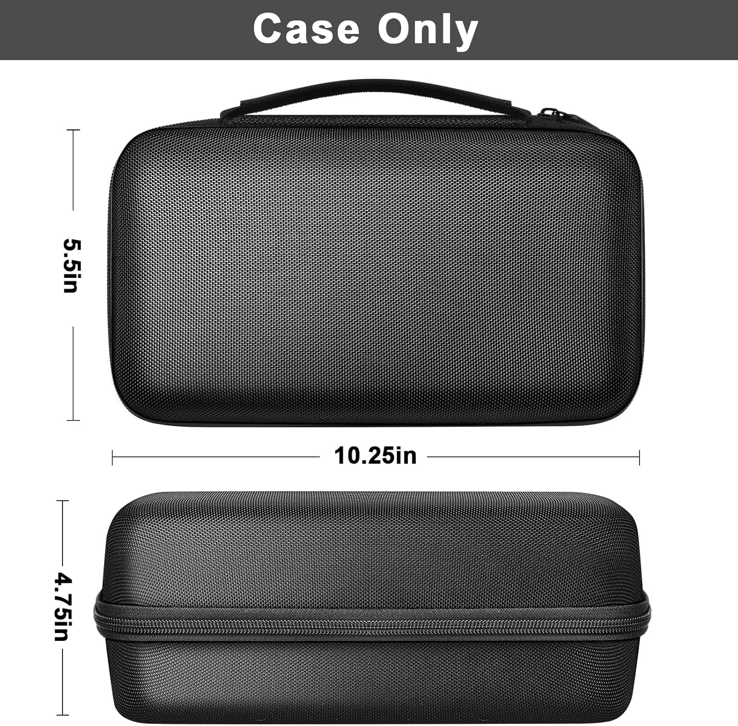 Case for Halo Bolt 58830/57720/ Air 58830/ ACDC Max 55500 Mwh/Air + Portable Emergency Power Kit, Storage Holder for Air Nozzles, Extra Accessory, Car Jump Starter, and Charger- Black (Box Only)