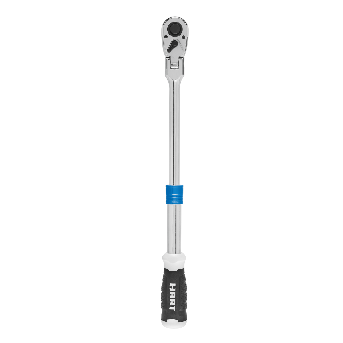 HART 1/2-Inch Drive Extendable Ratchet with Flexible Head and HART 11-Piece 1/2-Inch Drive SAE Impact Soocket Set,Chrome Vanadium