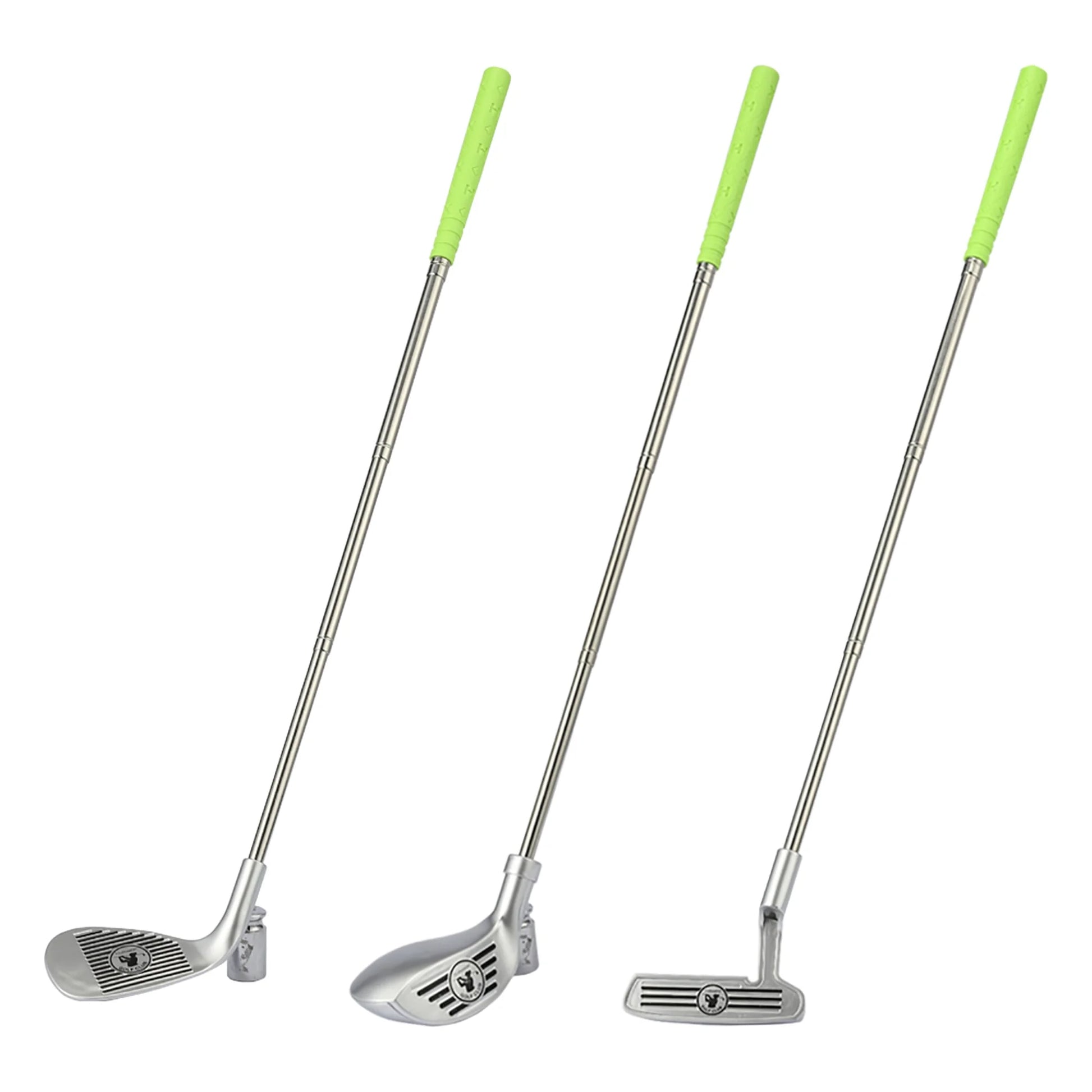 Golf Game Chipping Mat and Accessories, Training and Practice Golf Travel Set for Kids and Adults, Indoor and Outdoor Hitting Mat and Golf Clubs with Sticky Balls for Kids 3+