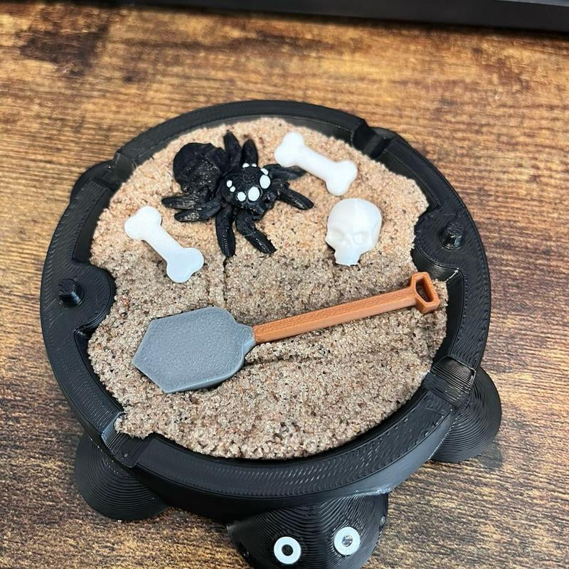 Spooky Halloween Turtle Zen Garden Halloween Decor - Special Edition