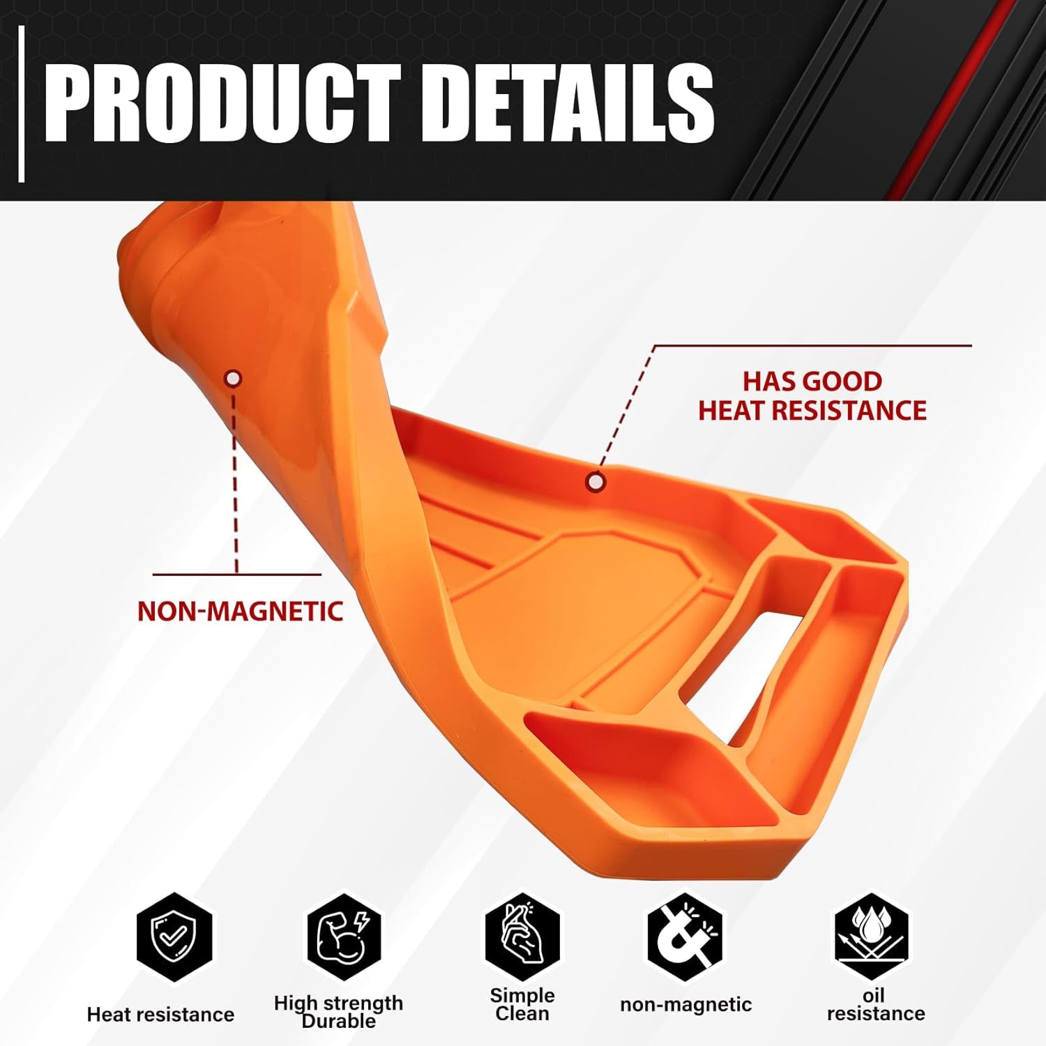 3 Piece Large Non-Slip Flexible Tool Tray,Silicone Rubber Tools Organizer,Non Slip Tool Holder Tray,Tool Organizer,Tool Storage,Tool Holder,Tool Mats