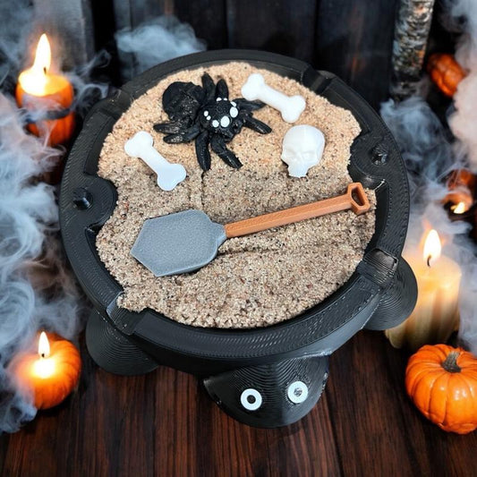 Spooky Halloween Turtle Zen Garden Halloween Decor - Special Edition