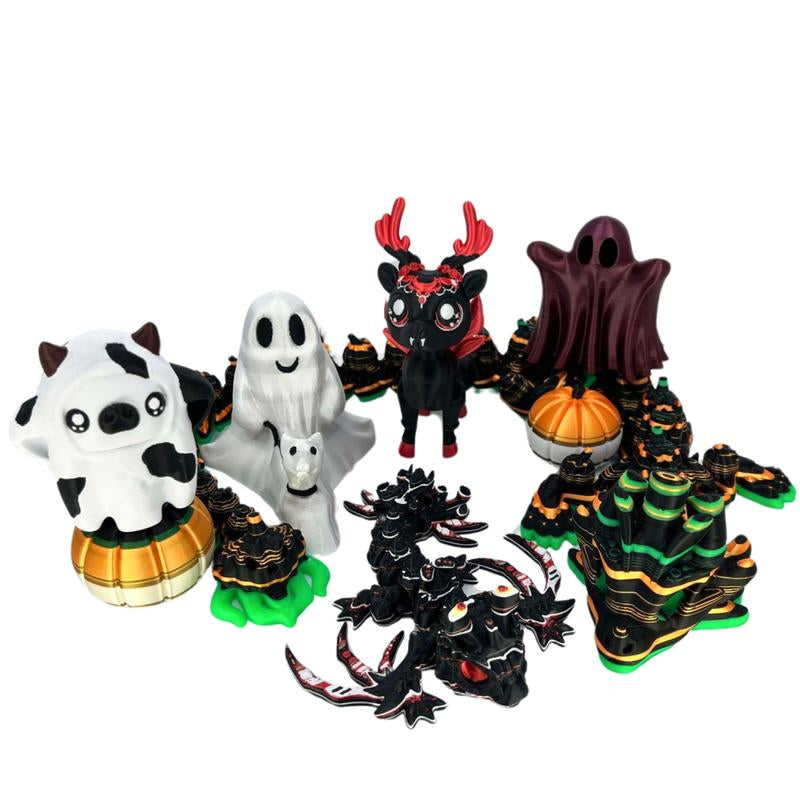 Halloween Decorations - 3D Printed - Halloween Figurine Decor - Halloween Home Decor
