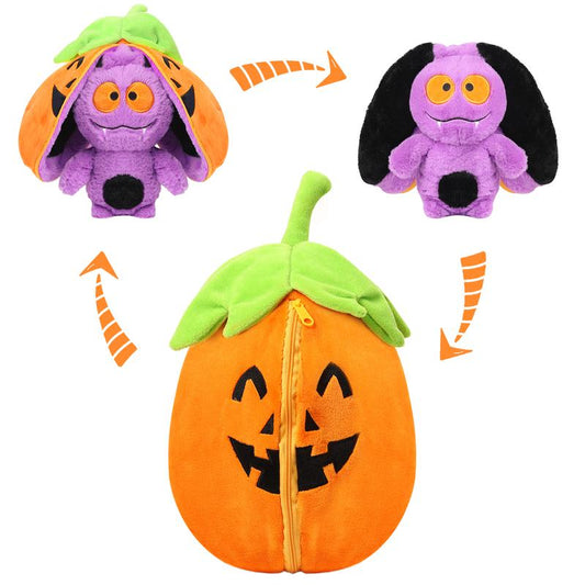 Halloween Pumpkin and Bat Stuffed Toys, Halloween Gift Decorations, My First Halloween Pumpkin Toys