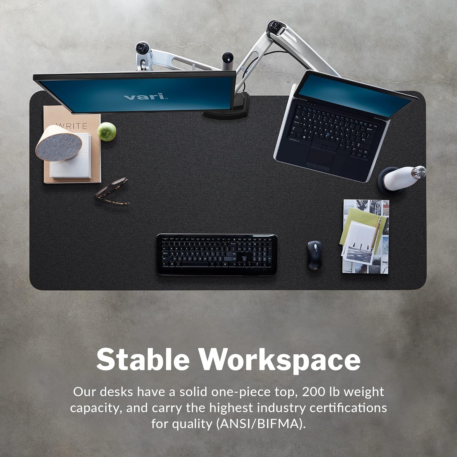 - Standing Desk Adjustable Height (60" X30')- Electric Sit-Stand Computer Desk for Work or Home Office- Dual Motor with Memory Presets- Adjustable Desk from desk- Black