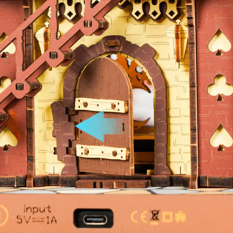 ROKR Colorful Cuckoo Clock Mechanical 3D Wooden Puzzle - LC901C | DIY Wooden Model Kit for Adults & Teens Robotime Global Store