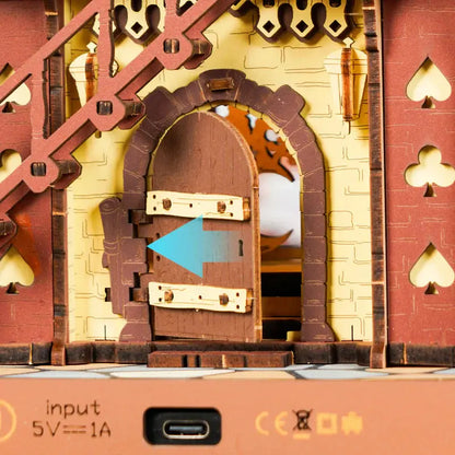 ROKR Colorful Cuckoo Clock Mechanical 3D Wooden Puzzle - LC901C | DIY Wooden Model Kit for Adults & Teens Robotime Global Store