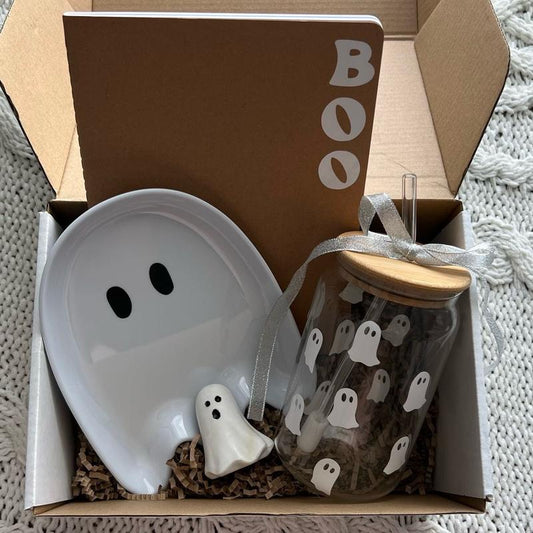 Halloween Ghost Themed Gift Box, Halloween Gift Box Arrangement