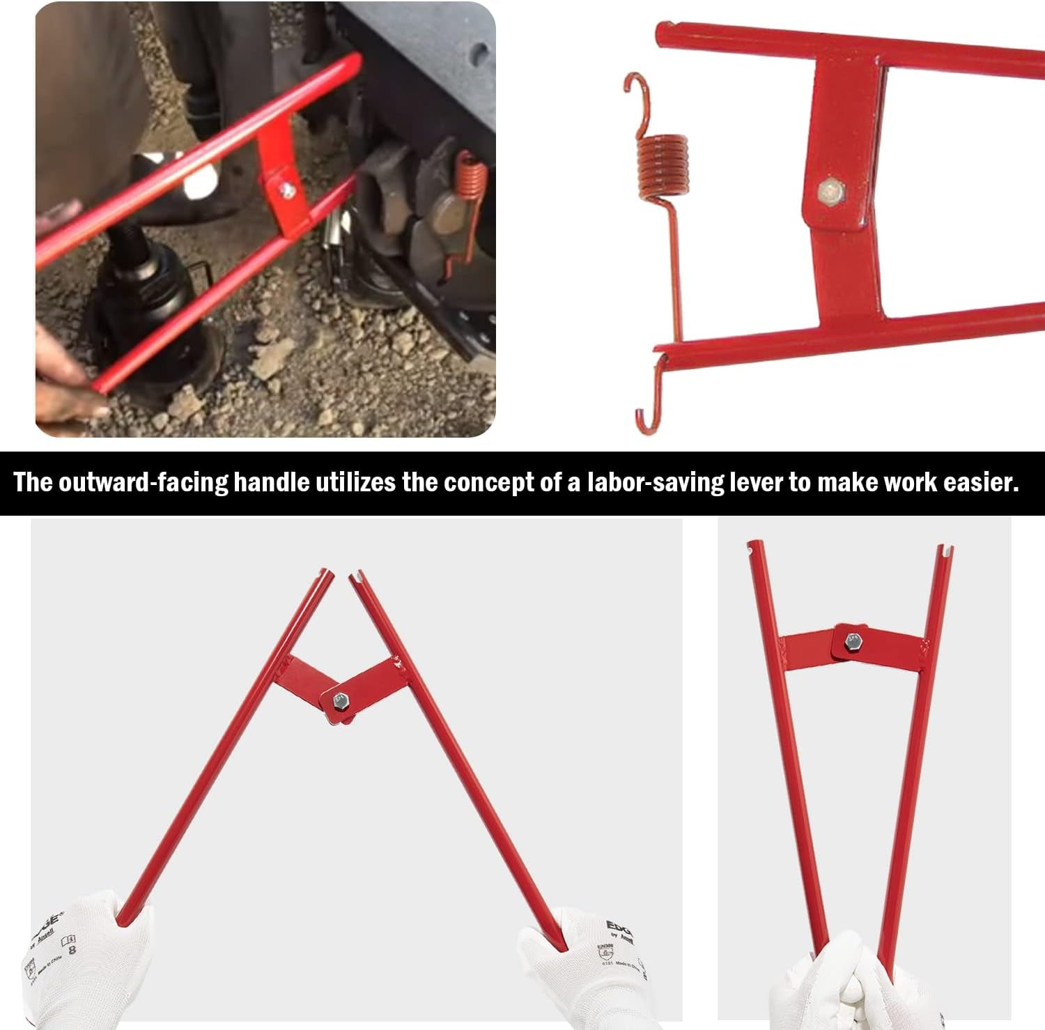 LT895 Truck Brake Spring Tool Brake Anchor Pin Spring Installer Brake Shoe Spring Installer for Eaton Truck