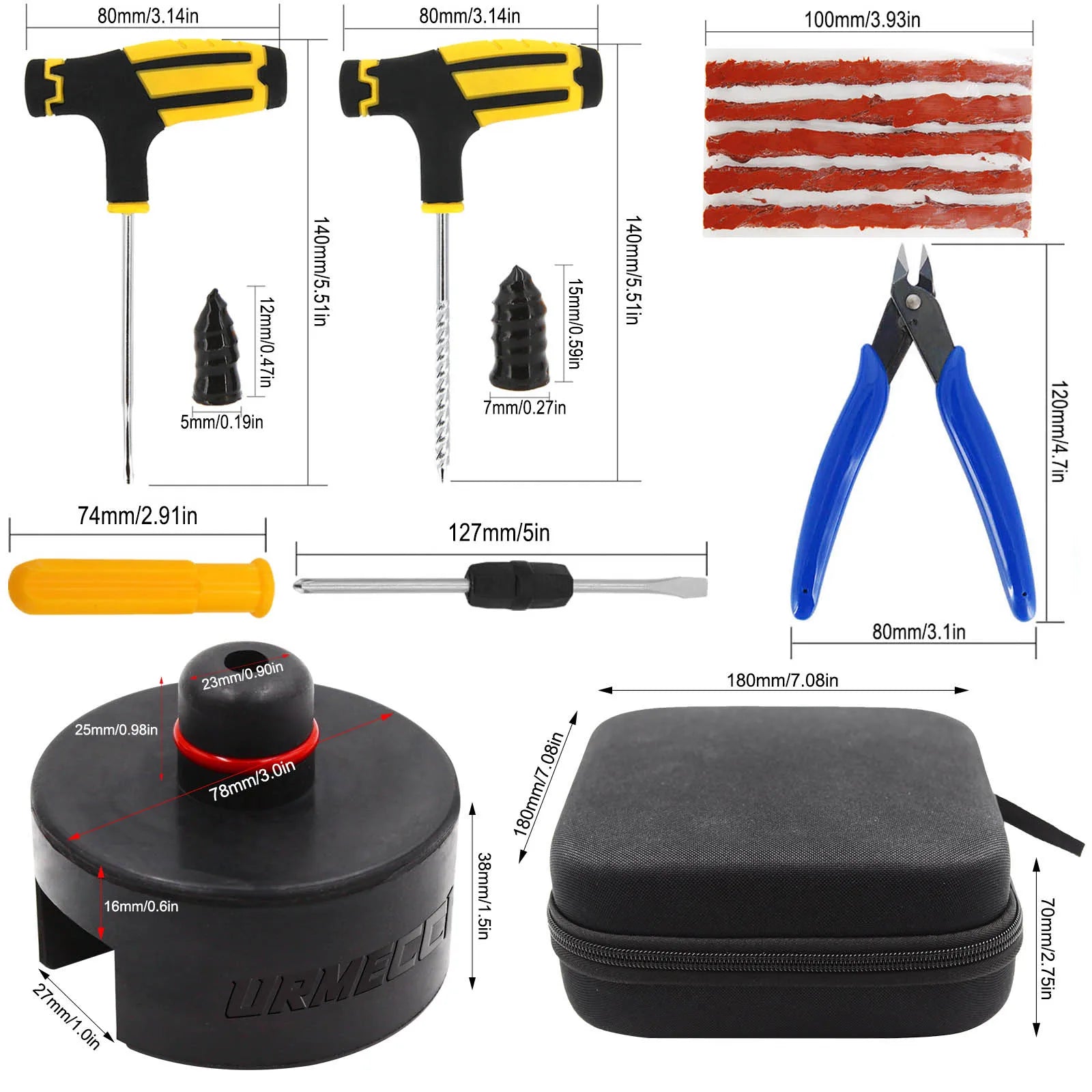 Dual-Use Car Rubber Pad Fits Lifting Jack & Jack Stand Adapter for Tesla Model 3 S X Y Tire Repair Tool Accessories Storage Box