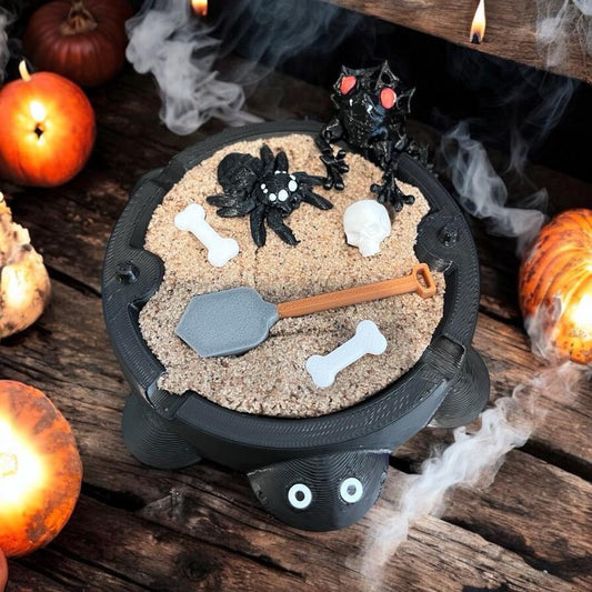 Spooky Halloween Turtle Zen Garden Halloween Decor - Special Edition