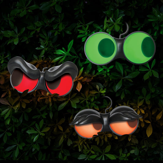 3 Packs Halloween Animated Flashing Peeping Eyes Lights Decorations,Outdoor Halloween Light Decorations,Halloween Car Decorations