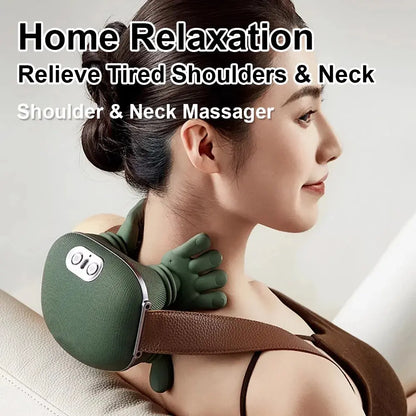 3D Shiatsu Deep-Kneading Neck Massager – Relieve Tension & Stress in Minutes! Stay Happy Healthy Store