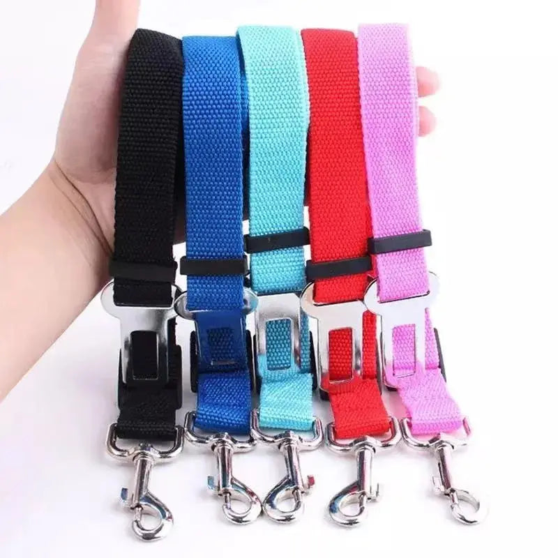 Adjustable Pet Car Seat Belt – Secure Harness Clip for Dogs & Cats During Travel Shop5881202 Store