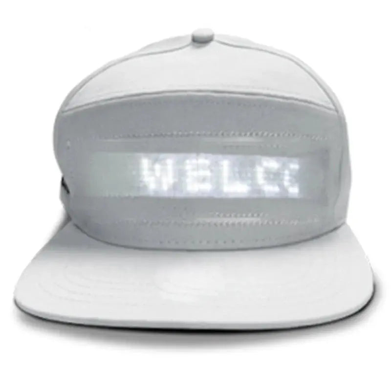 Glow-in-the-Dark LED Cap – Stand Out at Concerts & Parties! Yuchao Cosplay Store Store