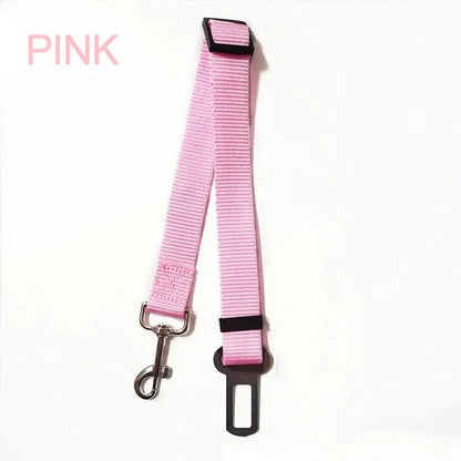 Adjustable Pet Car Seat Belt – Secure Harness Clip for Dogs & Cats During Travel Shop5881202 Store