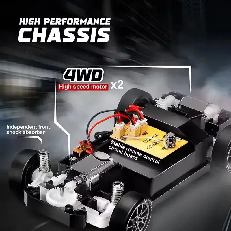 High-Speed LED RC Drift Car 4WD Official Store