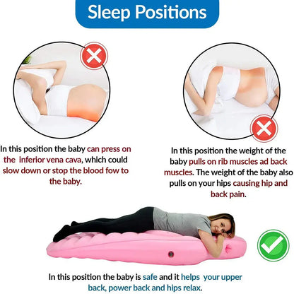 Bump-Support Inflatable Prenatal Yoga Mat Mom&amp;Baby Store Store