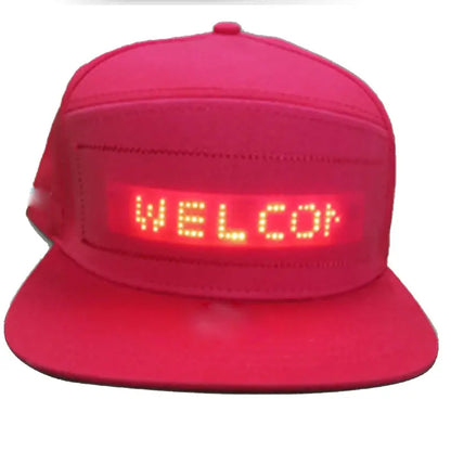 Glow-in-the-Dark LED Cap – Stand Out at Concerts & Parties! Yuchao Cosplay Store Store