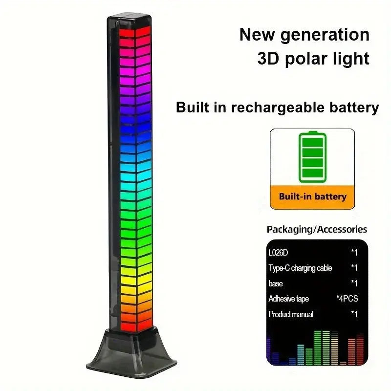 Colorful Sound-Activated LED Light Bars New Fashion Home Store