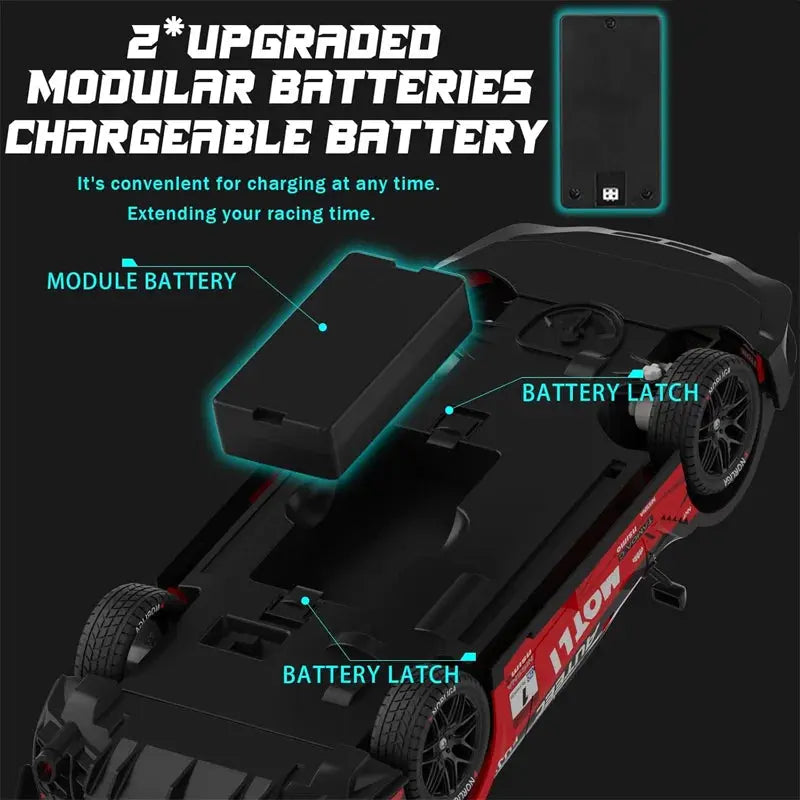 4Wd Rc Drift Car 1/14 Electric Toy Radio Controlled Racing Cars 50Km/h High Speed Electric Children's Racing Vehicle Birthday To Shop1104858146 Store
