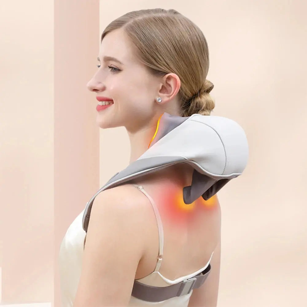 3D Shiatsu Deep-Kneading Neck Massager – Relieve Tension & Stress in Minutes! Stay Happy Healthy Store