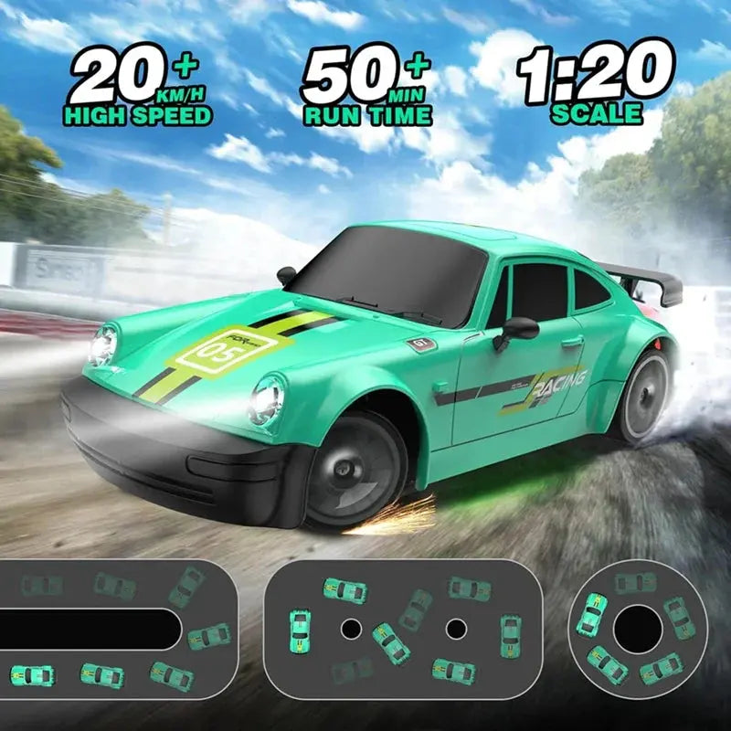 High-Speed LED RC Drift Car 4WD Official Store