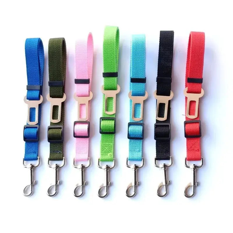 Adjustable Pet Car Seat Belt – Secure Harness Clip for Dogs & Cats During Travel Shop5881202 Store