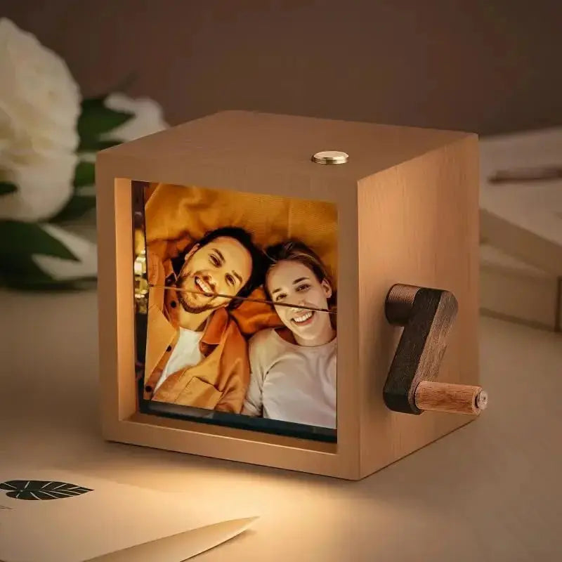 Cherish Forever: Personalized Memorial Flip Book Frame May U Happy Store
