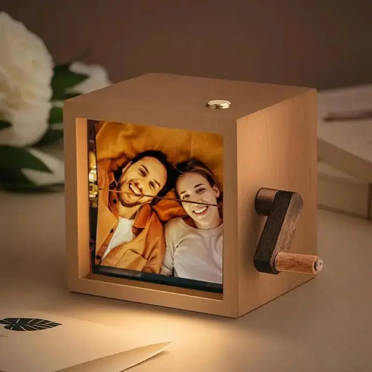 Cherish Forever: Personalized Memorial Flip Book Frame May U Happy Store