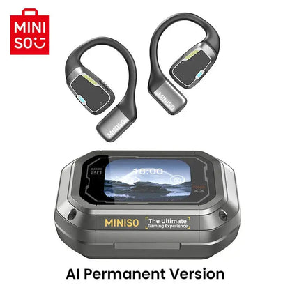 Translator Earphone  MINISO M98 AI Wireless Headphones Office Chat Headset ASMR Headset DIY APP AI Wireless Headphones with Mi SQ Tech Audio Store