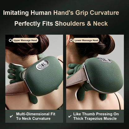 3D Shiatsu Deep-Kneading Neck Massager – Relieve Tension & Stress in Minutes! Stay Happy Healthy Store