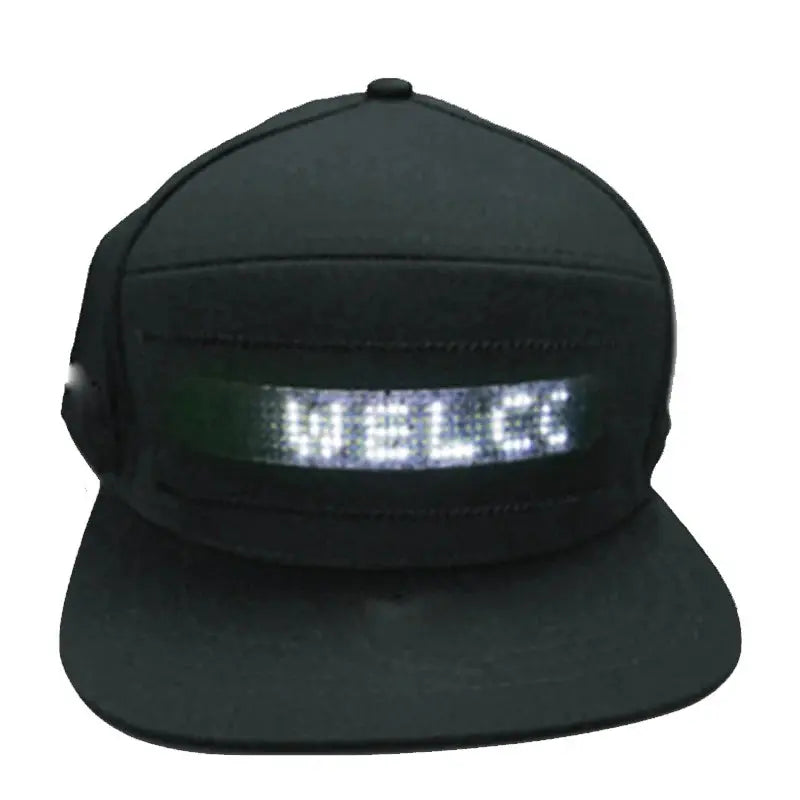 Glow-in-the-Dark LED Cap – Stand Out at Concerts & Parties! Yuchao Cosplay Store Store